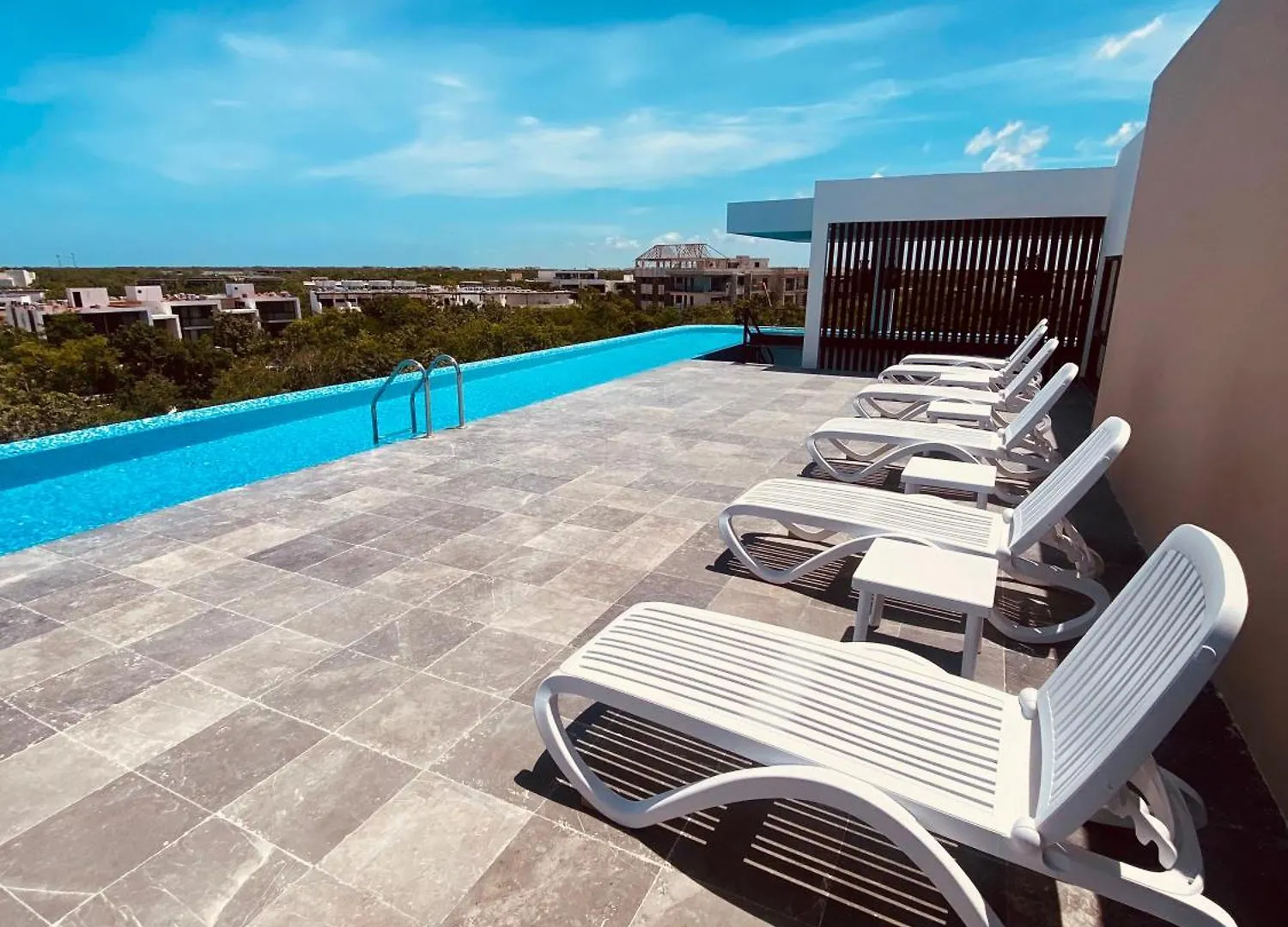 Oscar Wilde - Ph With Private Rooftop And Plunge Pool & Gym & Beach Club Access Tulum Mexico